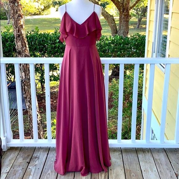 Jenny Yoo Bridesmaid Dress Mila: Cinnamon Rose - Picture 3 of 7